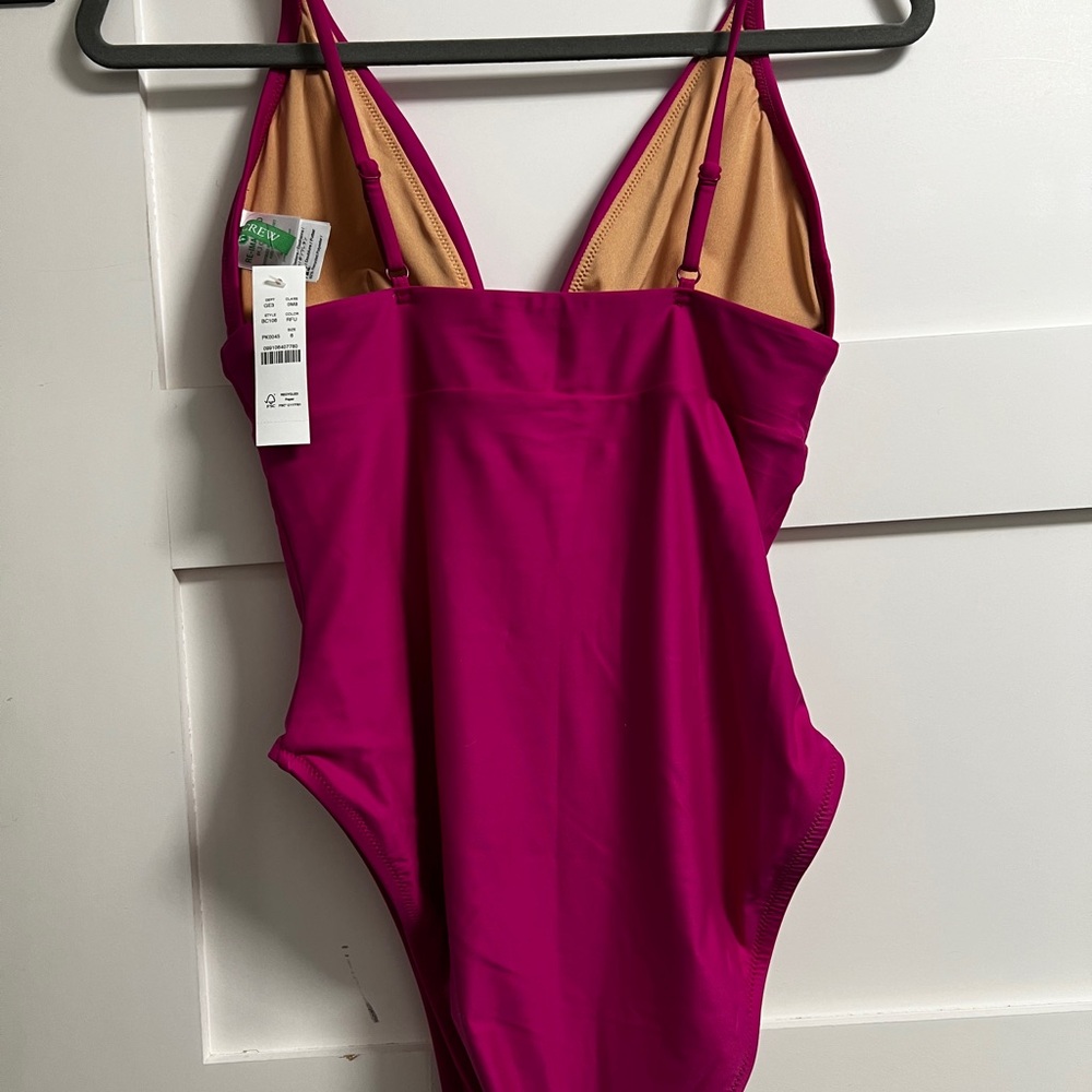 J.Crew plunge for coverage one piece swimsuit